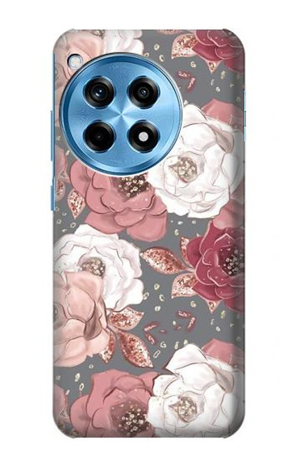 S3716 Rose Floral Pattern Case For OnePlus 12R