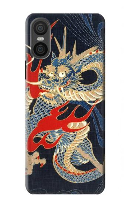 S2073 Japan Dragon Art Case For Sony Xperia 10 VI