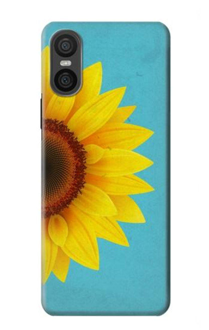 S3039 Vintage Sunflower Blue Case For Sony Xperia 10 VI