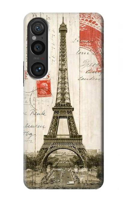 S2108 Eiffel Tower Paris Postcard Case For Sony Xperia 1 VI