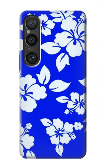 S2244 Hawaiian Hibiscus Blue Pattern Case For Sony Xperia 1 VI