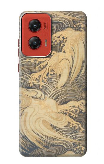 S2680 Japan Art Obi With Stylized Waves Case For Motorola Moto G Stylus 5G (2024)