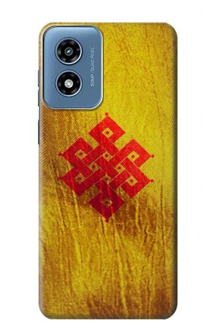 S2318 Eternal Knot Buddhist Spiritual Meditation Case For Motorola Moto G Play 4G (2024)
