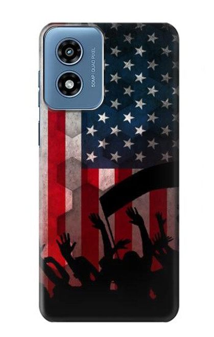 S2989 USA America Soccer Case For Motorola Moto G Play 4G (2024)