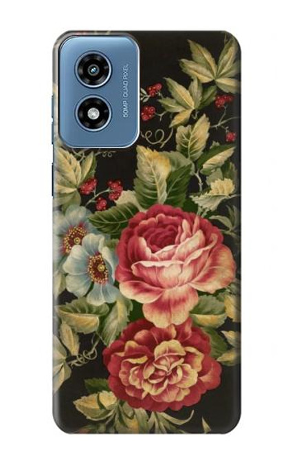 S3013 Vintage Antique Roses Case For Motorola Moto G Play 4G (2024)