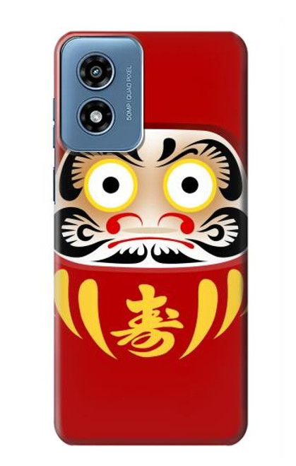 S3045 Japan Good Luck Daruma Doll Case For Motorola Moto G Play 4G (2024)