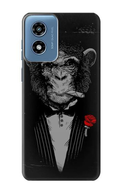 S3167 Funny Monkey God Father Case For Motorola Moto G Play 4G (2024)