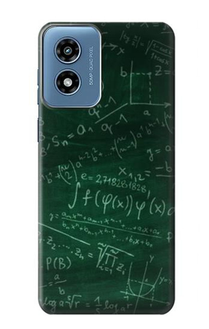 S3190 Math Formula Greenboard Case For Motorola Moto G Play 4G (2024)