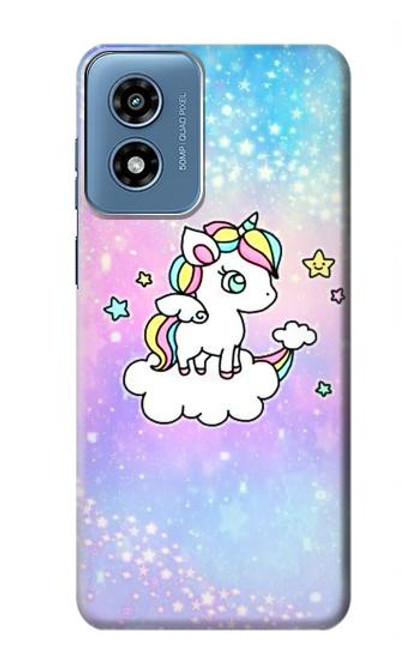 S3256 Cute Unicorn Cartoon Case For Motorola Moto G Play 4G (2024)