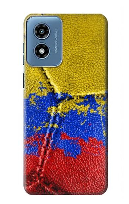 S3306 Colombia Flag Vintage Football Graphic Case For Motorola Moto G Play 4G (2024)