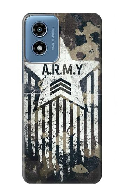 S3666 Army Camo Camouflage Case For Motorola Moto G Play 4G (2024)