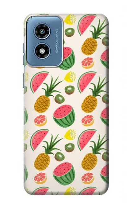 S3883 Fruit Pattern Case For Motorola Moto G Play 4G (2024)