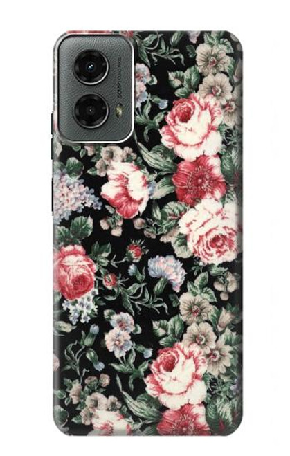 S2727 Vintage Rose Pattern Case For Motorola Moto G 5G (2024)