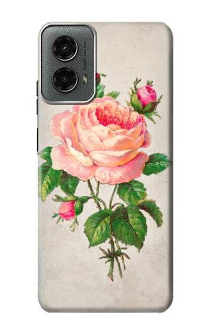 S3079 Vintage Pink Rose Case For Motorola Moto G 5G (2024)