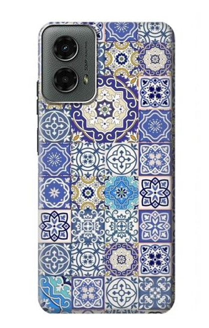 S3537 Moroccan Mosaic Pattern Case For Motorola Moto G 5G (2024)