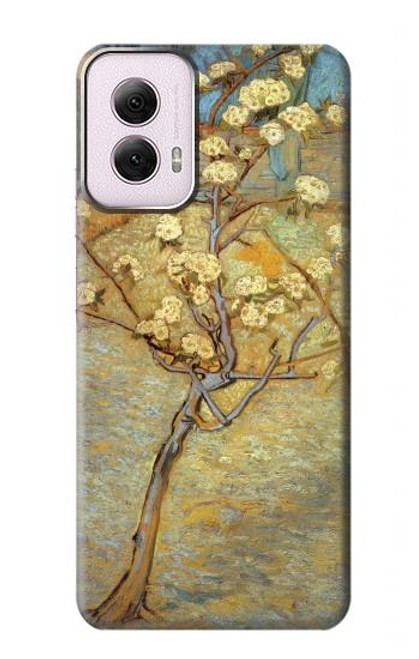 S1978 Van Gogh Letter Pear Tree Blossom Case For Motorola Moto G Power 5G (2024)