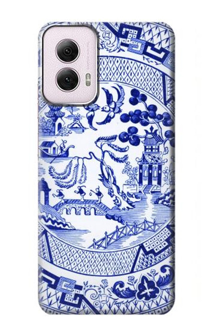 S2768 Willow Pattern Graphic Case For Motorola Moto G Power 5G (2024)