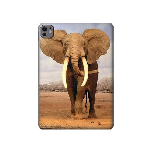 S0310 African Elephant Hard Case For iPad Pro 11 (2024,2025)