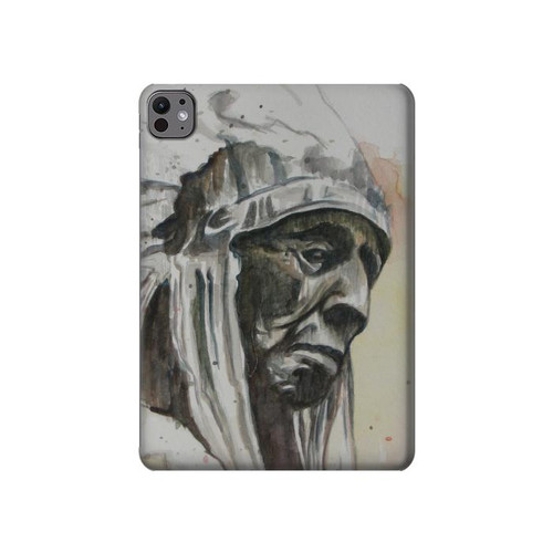 S0792 Indian Chief Hard Case For iPad Pro 11 (2024,2025)