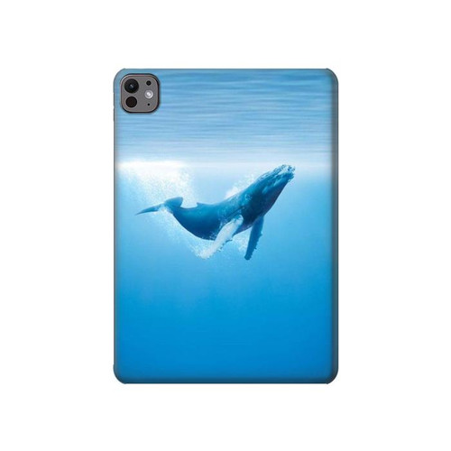 S0843 Blue Whale Hard Case For iPad Pro 11 (2024,2025)