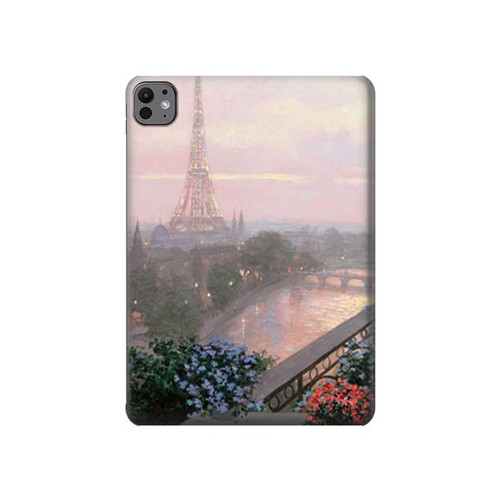 S1443 Terrace in Paris Eifel Hard Case For iPad Pro 11 (2024,2025)