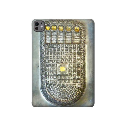 S1484 Buddha Footprint Hard Case For iPad Pro 11 (2024,2025)