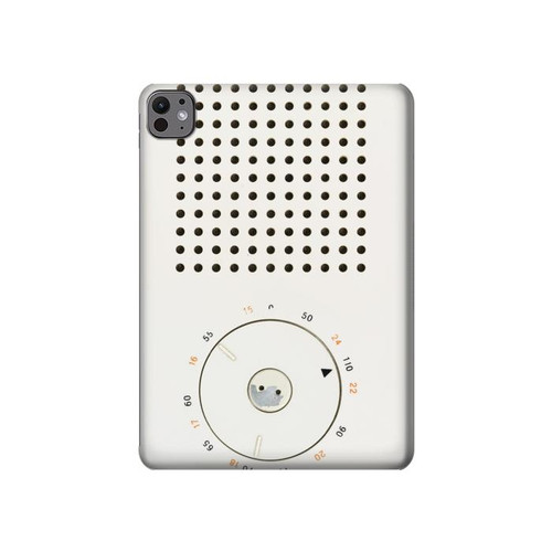 S1857 Retro Transistor Radio Hard Case For iPad Pro 11 (2024,2025)