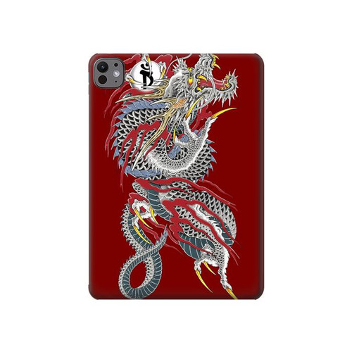 S2104 Yakuza Dragon Tattoo Hard Case For iPad Pro 11 (2024)