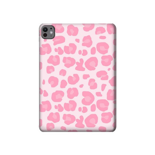 S2213 Pink Leopard Pattern Hard Case For iPad Pro 11 (2024)