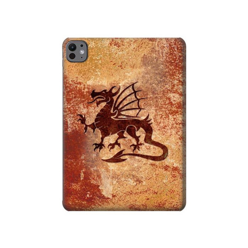 S2485 Dragon Metal Texture Graphic Printed Hard Case For iPad Pro 11 (2024,2025)