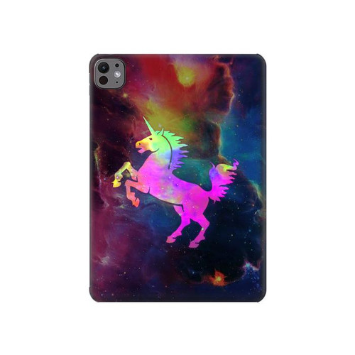 S2486 Rainbow Unicorn Nebula Space Hard Case For iPad Pro 11 (2024,2025)