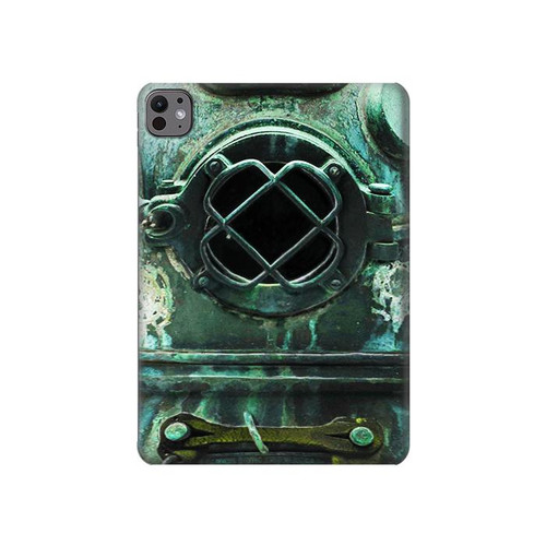 S2632 Antique Vintage Deep Sea Diver Helmet Hard Case For iPad Pro 11 (2024,2025)