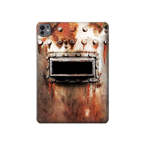 S2684 Vintage Welding Helmet Hard Case For iPad Pro 11 (2024,2025)