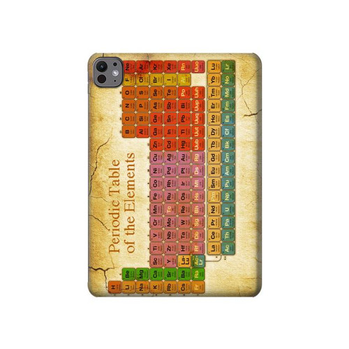 S2934 Vintage Periodic Table of Elements Hard Case For iPad Pro 11 (2024,2025)