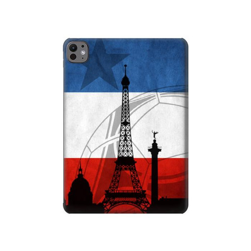 S2980 France Football Soccer Hard Case For iPad Pro 11 (2024,2025)