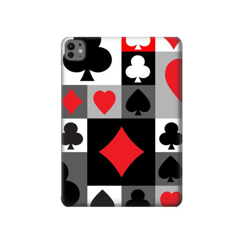 S3463 Poker Card Suit Hard Case For iPad Pro 11 (2024,2025)