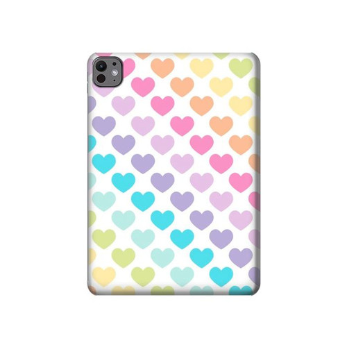 S3499 Colorful Heart Pattern Hard Case For iPad Pro 11 (2024,2025)