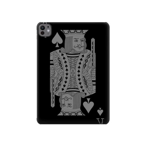 S3520 Black King Spade Hard Case For iPad Pro 11 (2024,2025)