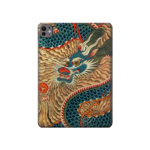 S3541 Dragon Cloud Painting Hard Case For iPad Pro 11 (2024,2025)
