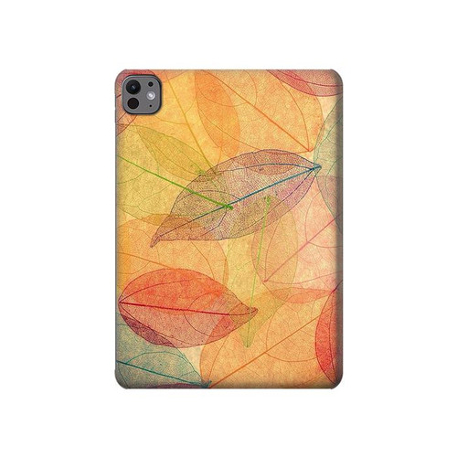 S3686 Fall Season Leaf Autumn Hard Case For iPad Pro 11 (2024,2025)