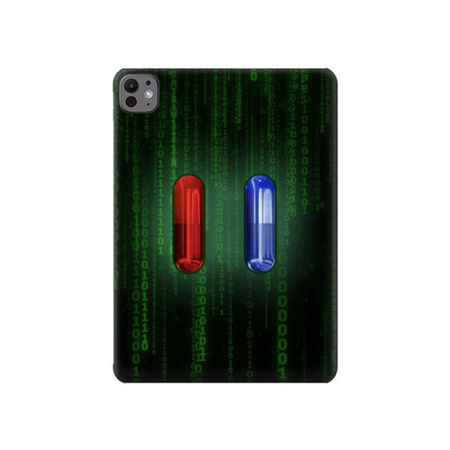 S3816 Red Pill Blue Pill Capsule Hard Case For iPad Pro 11 (2024,2025)