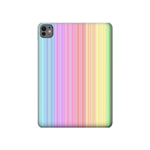 S3849 Colorful Vertical Colors Hard Case For iPad Pro 11 (2024,2025)