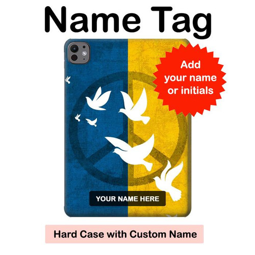 S3857 Peace Dove Ukraine Flag Hard Case For iPad Pro 11 (2024,2025)