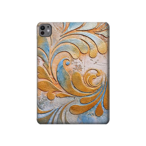 S3875 Canvas Vintage Rugs Hard Case For iPad Pro 11 (2024,2025)