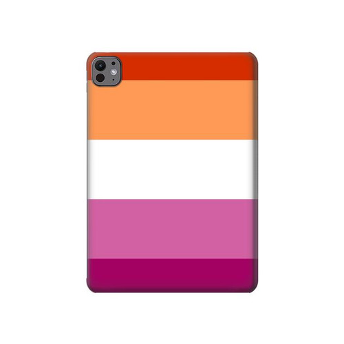 S3887 Lesbian Pride Flag Hard Case For iPad Pro 11 (2024)