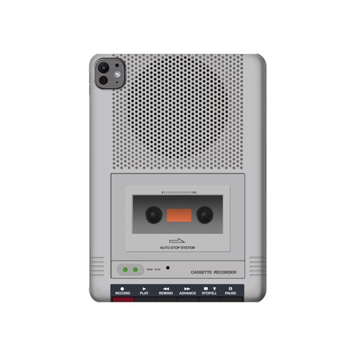 S3953 Vintage Cassette Player Graphic Hard Case For iPad Pro 11 (2024,2025)