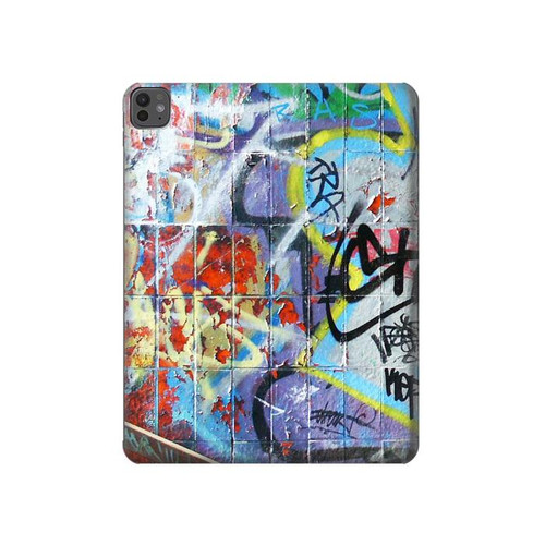S0588 Wall Graffiti Hard Case For iPad Pro 13 (2024,2025), Air 13 2026