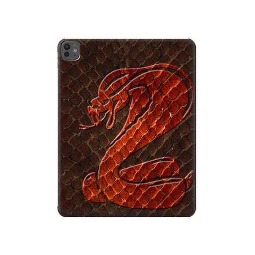 S0663 Cobra Snake Skin Hard Case For iPad Pro 13 (2024,2025), Air 13 2026