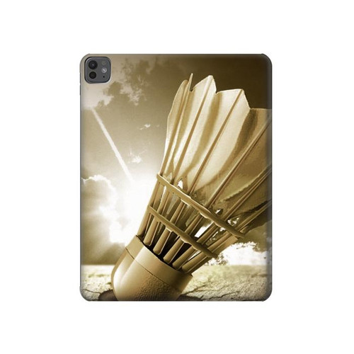 S0979 Badminton Sport Art Hard Case For iPad Pro 13 (2024,2025), Air 13 2026