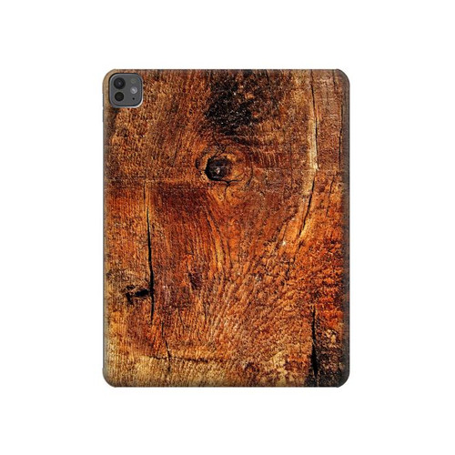 S1140 Wood Skin Graphic Hard Case For iPad Pro 13 (2024,2025)